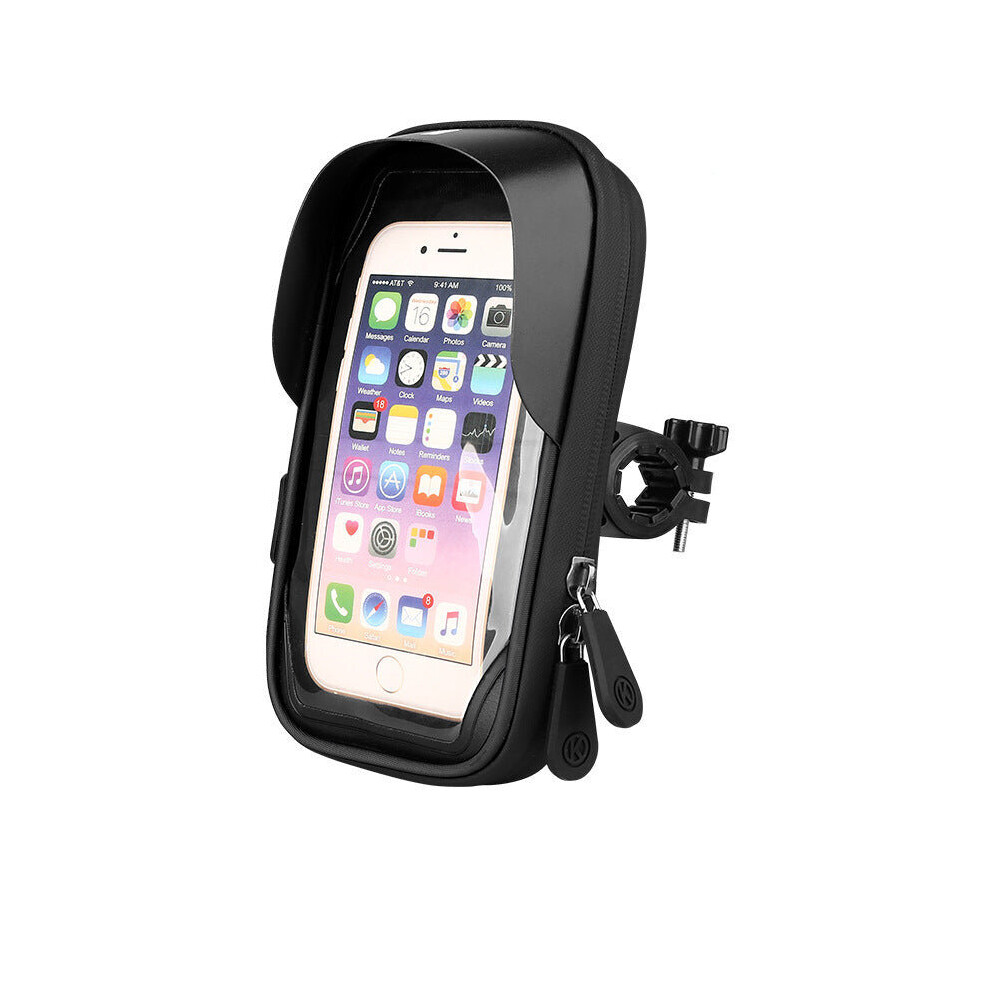 (, Mirror) 360 Rotating Bike Touch Screen Bicycle Phone Holder Electric Bike Navigation Black 3654657473693