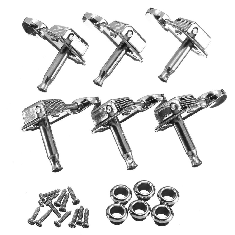 6R Guitar Tuning Pegs Tuners Machine Heads for Fender Replacement