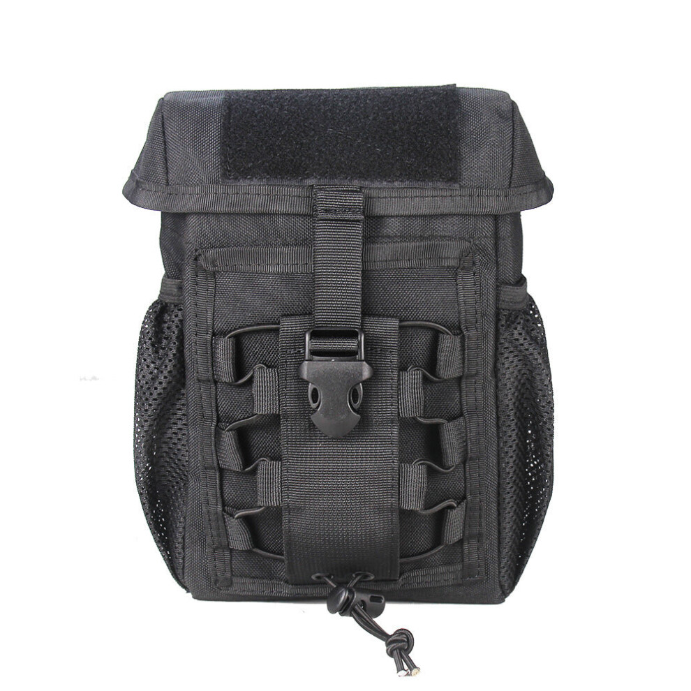 (Black) Men&Women 1000D Tactical Bag Miscellaneous Storage Bag Outdoor Travel