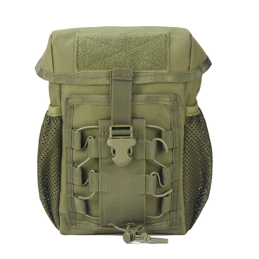 (Green) Men&Women 1000D Tactical Bag Miscellaneous Storage Bag Outdoor Travel