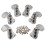 Chrome Guitar String Tuning Pegs Heads Acoustic 6 PCS Right Left 1