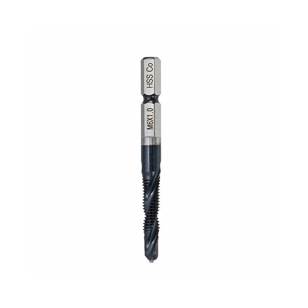 (M10) Hrc89 M3-M10 Combination Drill Tap Bit Set Tialn Coated Deburr Countersink Drill Bits 6112211908847