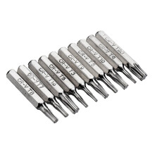 10pcs 4mm CR-V Screwdriver Bit Set Slotted Torx Batch Head Bit Mobile Phone Repair Tools Kit