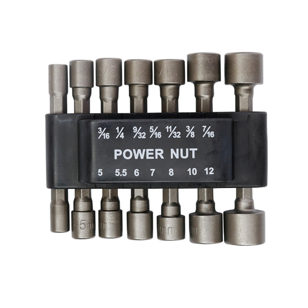 (14Pcs) Drill Bit Adapter Hexagon Power Nut Driver Drill Bit Socket Screwdriver Wrench Set For Electric Screwdriver 3654659298393