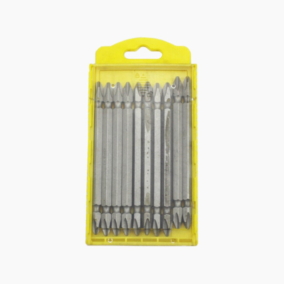 (B:â Cr-V Ph2 Screwdriver Bits 110Mm) 10Pcs 65/110Mm Ph2 Electric Screwdriver Bits S2 Alloy Steel Magnetic Double-Ended Cross Screwdriver Bits For Ele 3654659301284