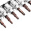 GreenZech 9Pcs 3/8 Inch Drive Sockets Set T10-T50 Five Angle Torx Screwdriver Bits Socket 3