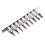 GreenZech 9Pcs 3/8 Inch Drive Sockets Set T10-T50 Five Angle Torx Screwdriver Bits Socket 8