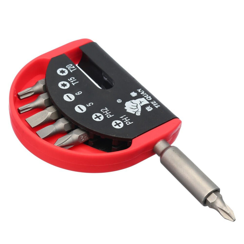 7Pcs Magnetic Screwdriver Bits Set 1/4 Inch Hex Multi-Functional Fist Screwdriver Bit 6112211906768