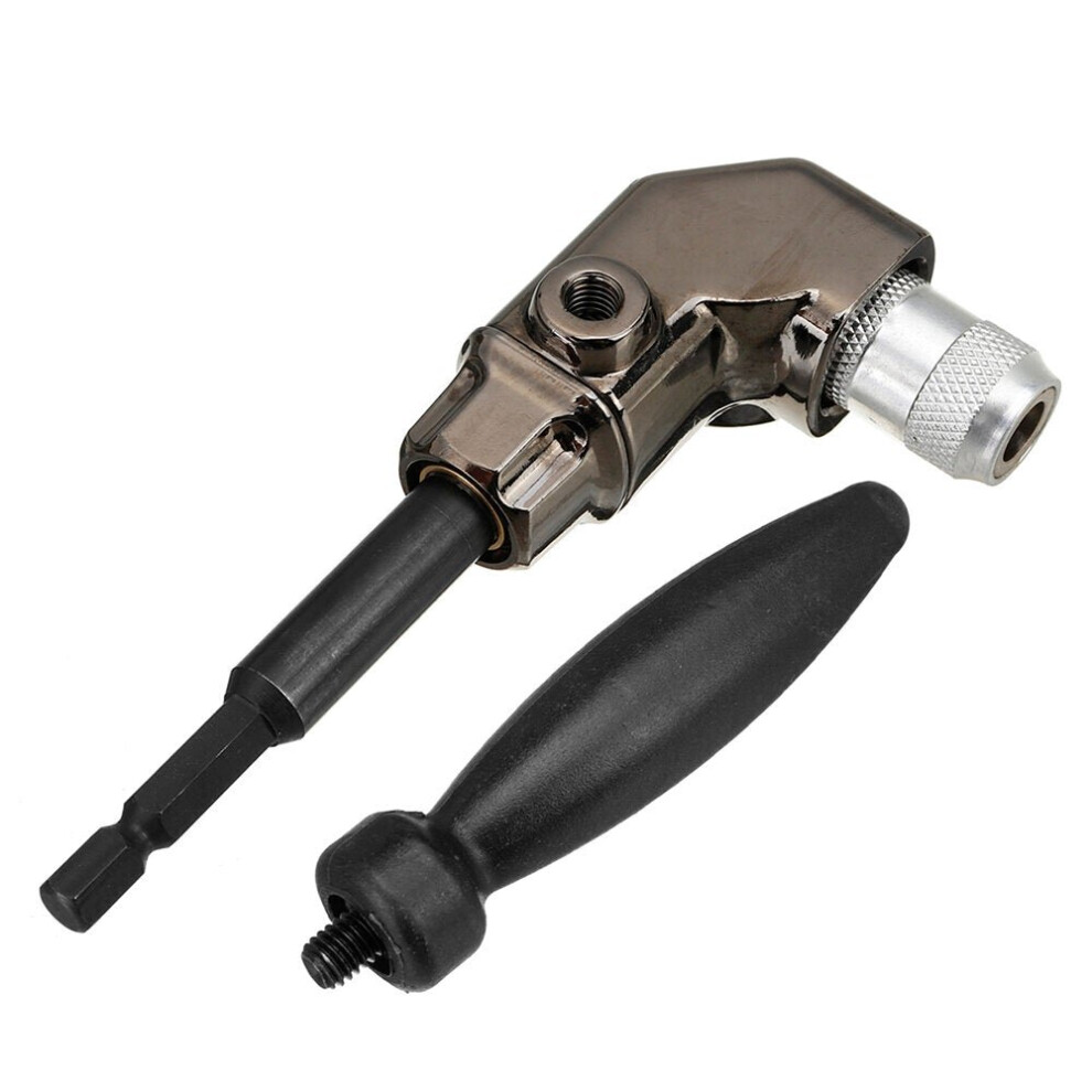 (A: Electric Drill Corner Device) 90 Degree Bit Right Angle Driver Electric Screwdriver Drill Turning Device Angle Adapter Bit Corner Screwdriver Corn 3654659284679