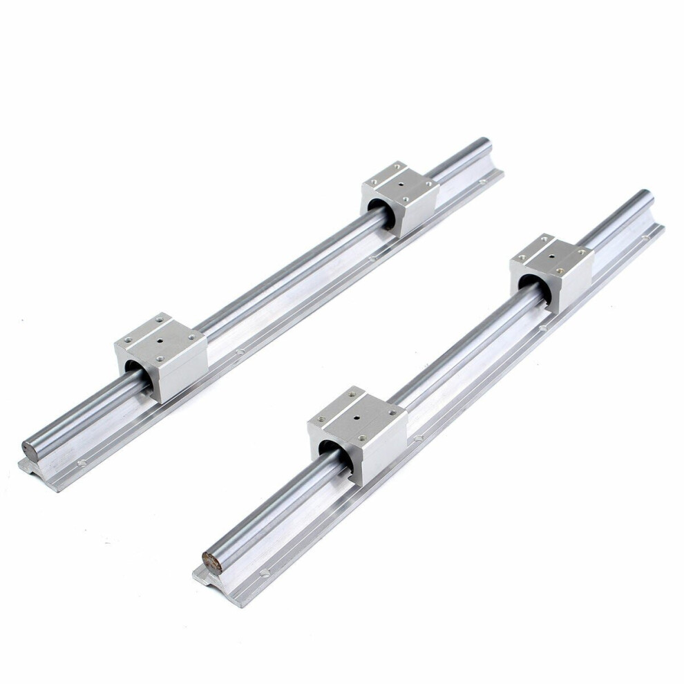 2Pcs 500mm Linear Bearing Slide with 4Pcs SBR16UU Linear Bearing Block