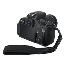 Universal Adjustable Camera Wrist Strap Hand Grip for Canon, Nikon, Sony – Neoprene + Leather 280x35mm
