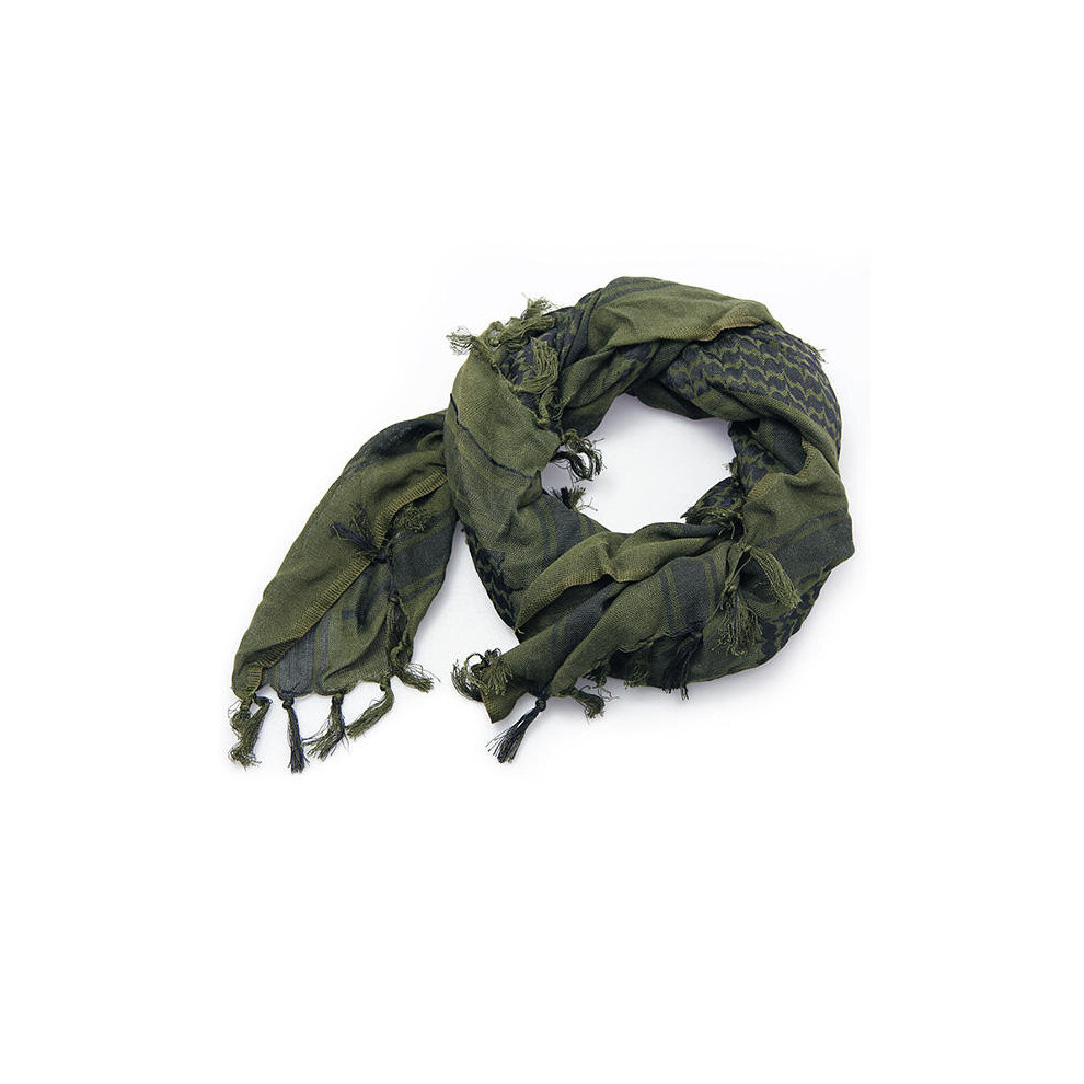 (Army Green) Tactical Scarf Windproof Tactical Mark Camping Cycling Hiking Scarf For Male Women Head Neck