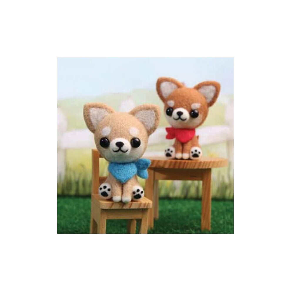 (Brown) Fun DIY Dog DIY Stuffed Plush Phone Chain