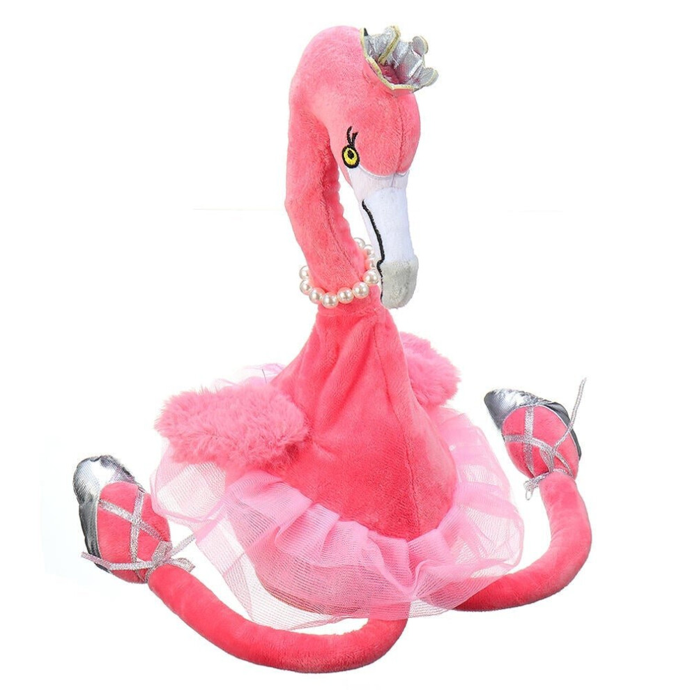 Flamingo Singing Dancing Pet Bird 50cm 20Inches Christmas Gift Stuffed Plush Toy Cute Doll