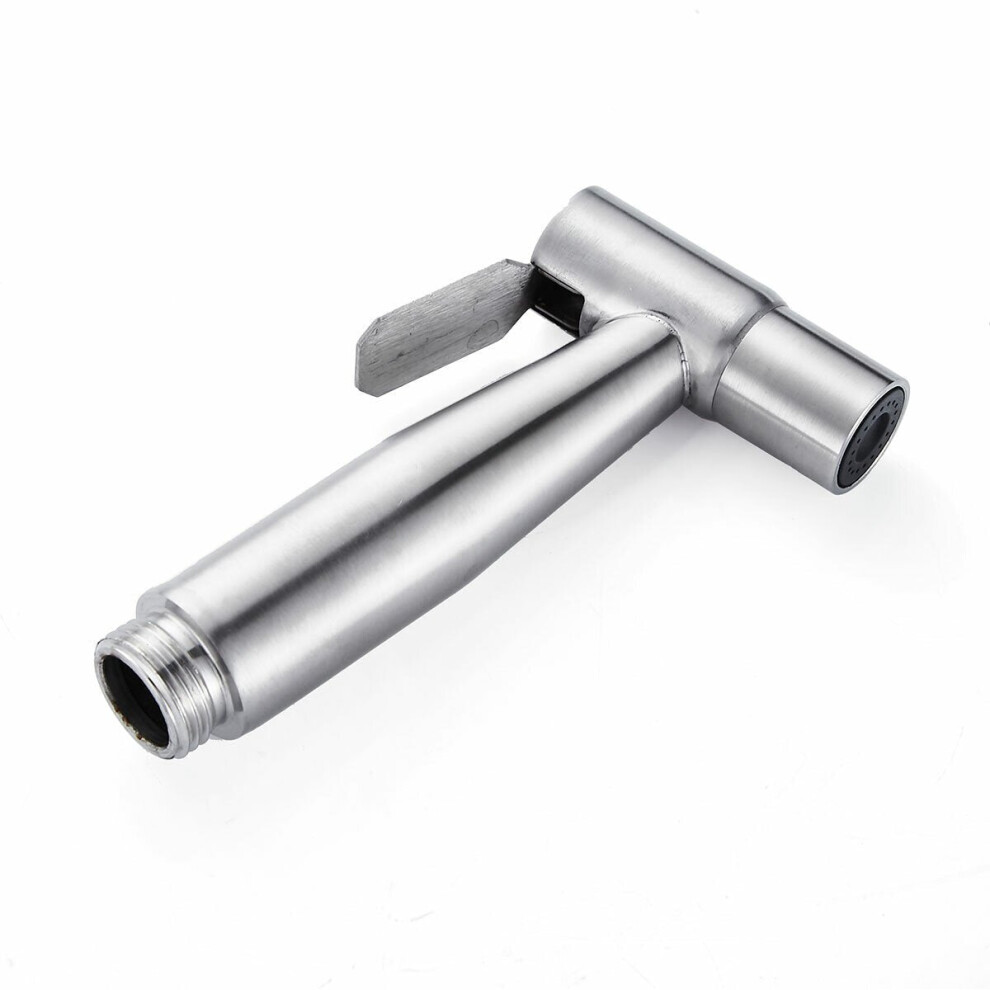 Stainless Steel Handheld Douche Bidet Sprayer Shower Head Toilet Adapter 3654659429674