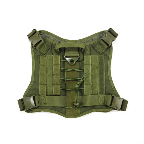 (Yellow, M) Service Dog Vest Water Resistant Bag 2