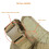 (Yellow, M) Service Dog Vest Water Resistant Bag 13