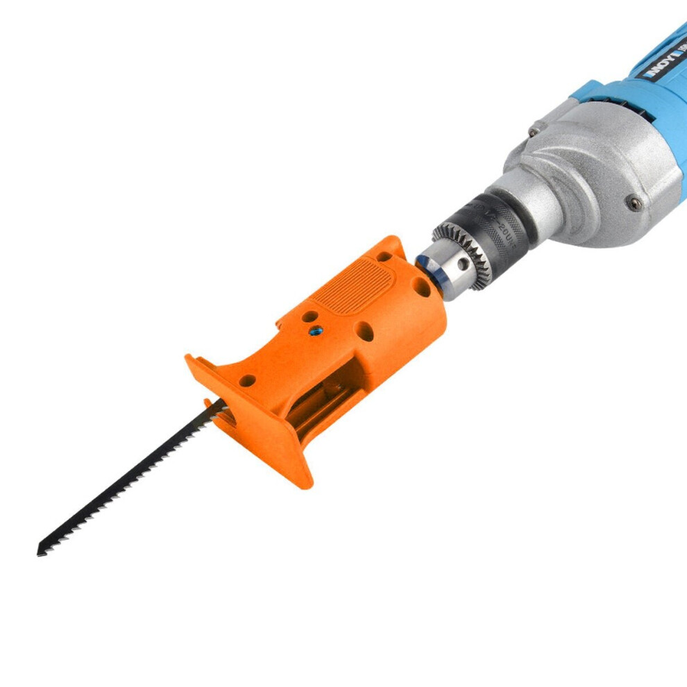 (Orange) Electric Drill Modified Electric Saw Electric Reciprocating Saw Power Drill to Jig Saw wood working Cutting Tool