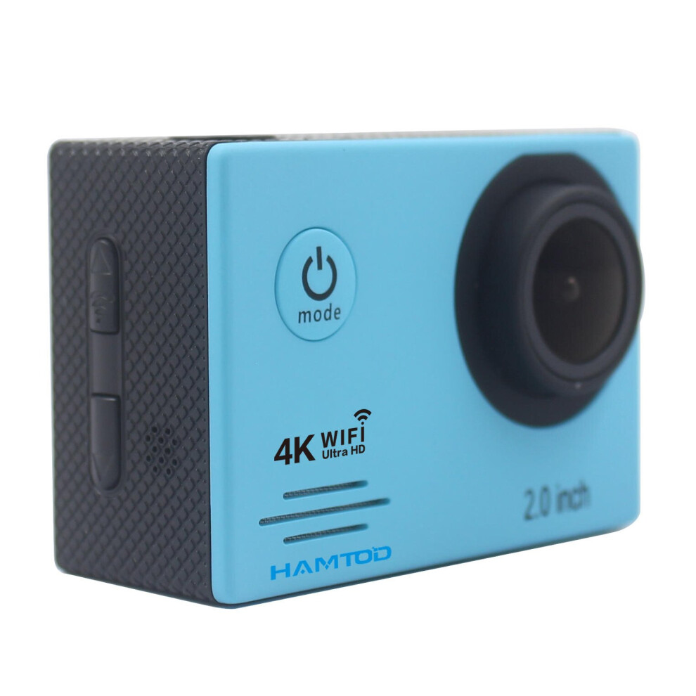 (Blue) 4K WIFI Sport Camera