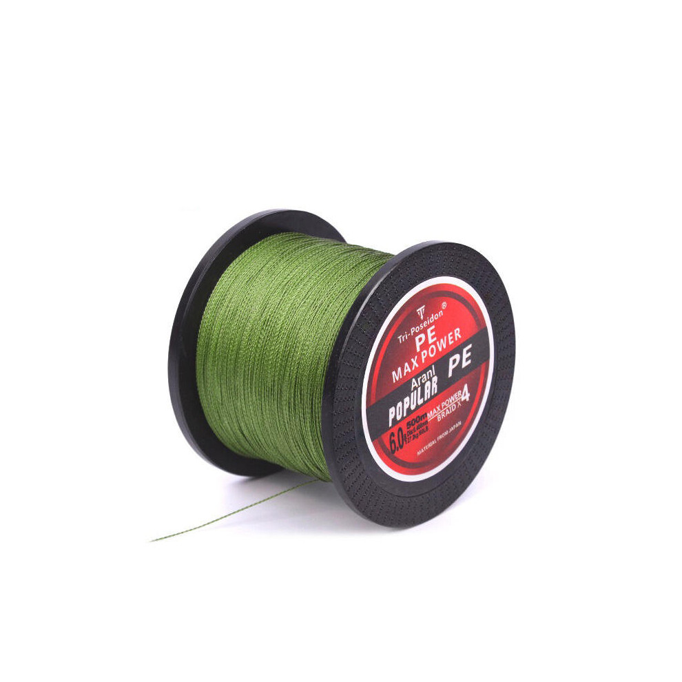 Photos - Fishing Swivel / Snap / Leader GreenZech  500M Tri-Poseidon Series Japan Multifilament PE Braided Fishing Line (Black, 0.8)