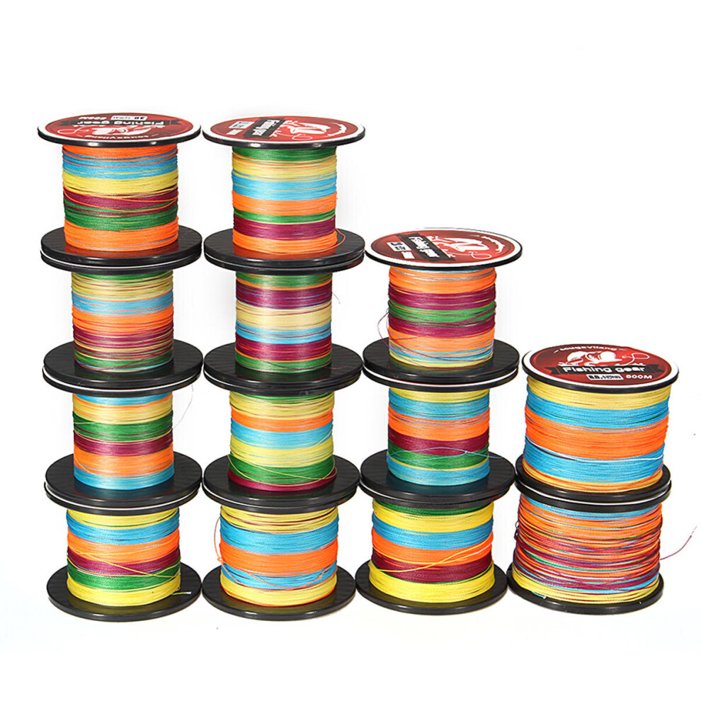 Photos - Fishing Swivel / Snap / Leader GreenZech  Multicolor 547 Yards 500M 12-72LB 4 Strands PE Braided Fishing Line Wire Outdoor Sea Fishing Tackle (22LB)