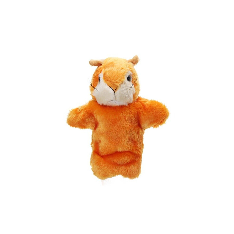 (Orange) 27CM Stuffed Animal Squirrel Fairy Tales Hand Puppet Classic Children Figure Toys Plush Animal