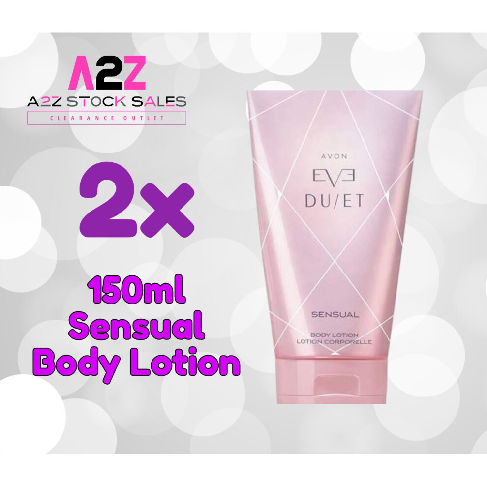 2x Avon Eve Duet Sensual - Body Lotion - 150ml