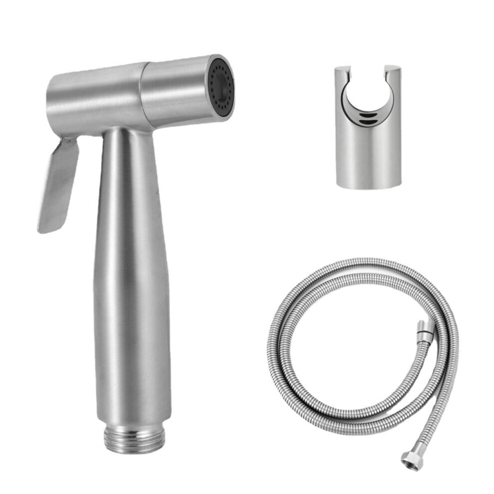 3Pcs/Set Stainless Steel Bathroom Hand Held Bidet Toilet Faucet Sprayer