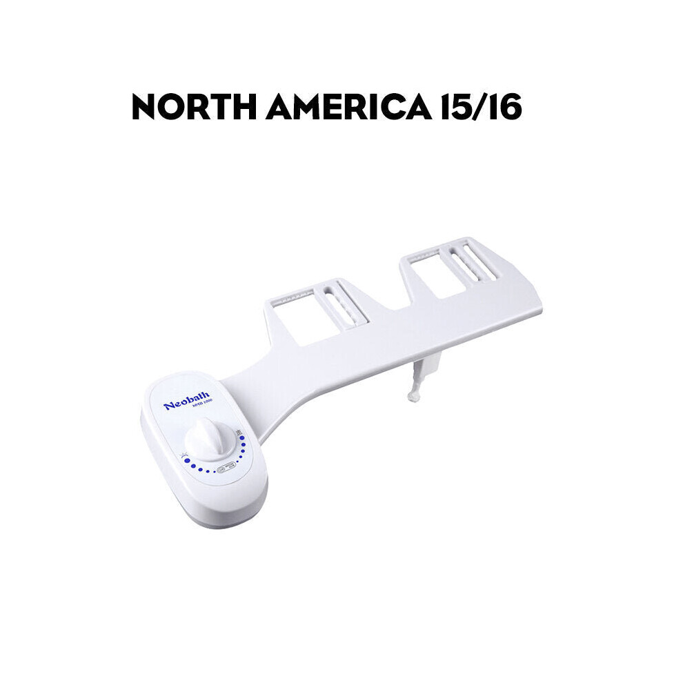 (North America 15/16) Toilet Seat Attachment Bathroom Water Spray Non-Electric Mechanical Bidet