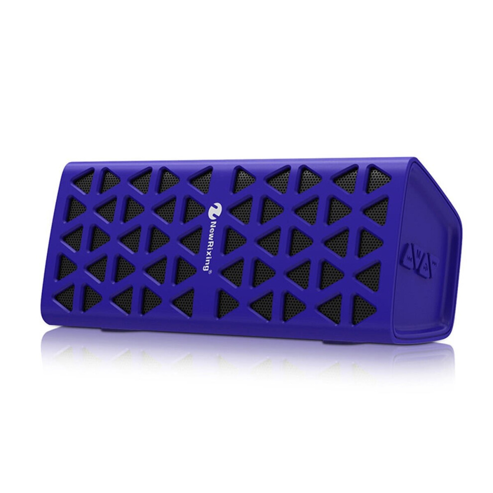 (Blue) Wireless Speaker Bluetooth 5.0 Support 32G TF Card 1200mah Stereo