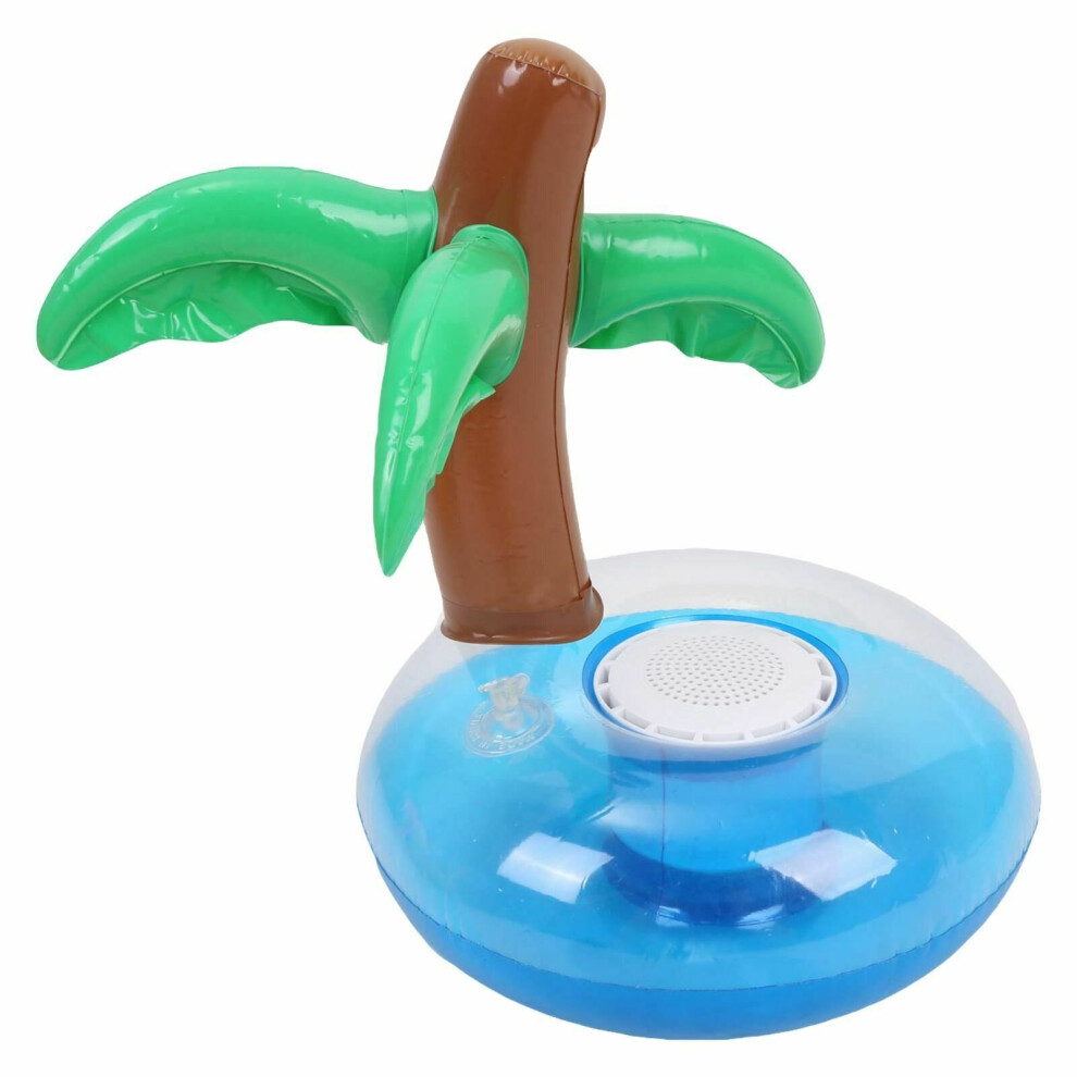 (Brown green - Tree) Inflatable Cup Holder Beach Party Swimming Tub Toy