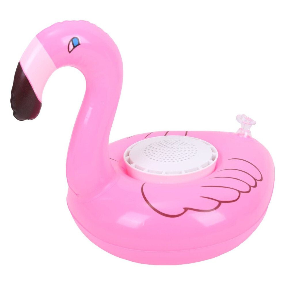 (Pink - Flamingo) Inflatable Cup Holder Beach Party Swimming Tub Toy