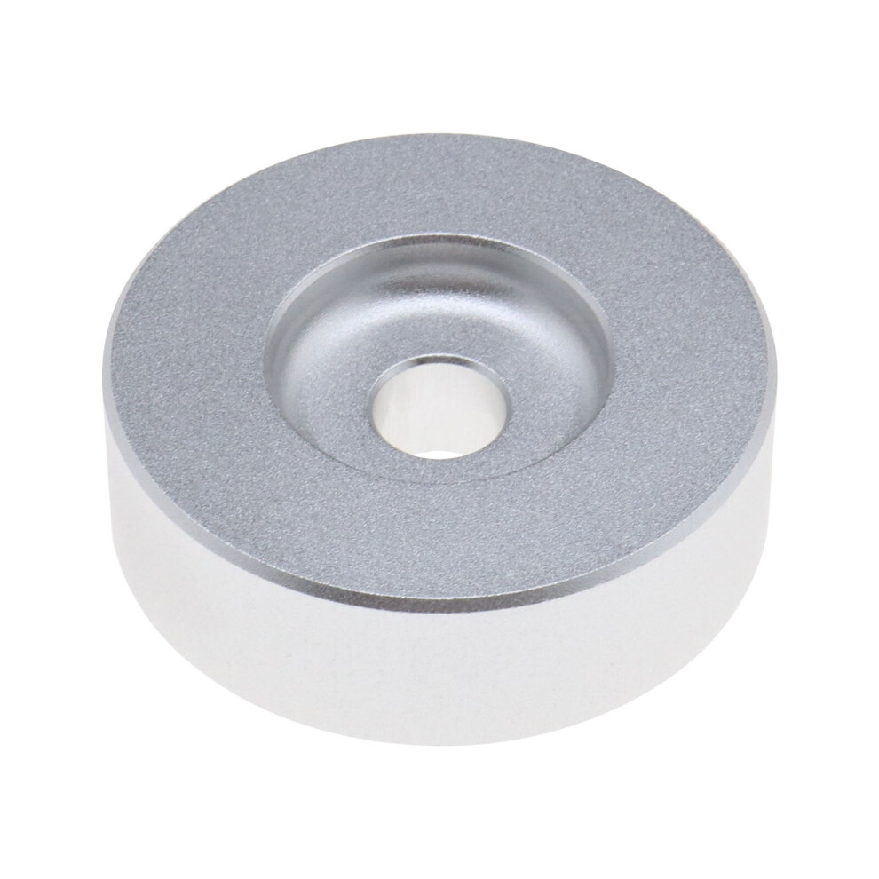 45 Rpm Adapter For 7Inch Vinyl Record Player Turntable Dome Adapter Silver
