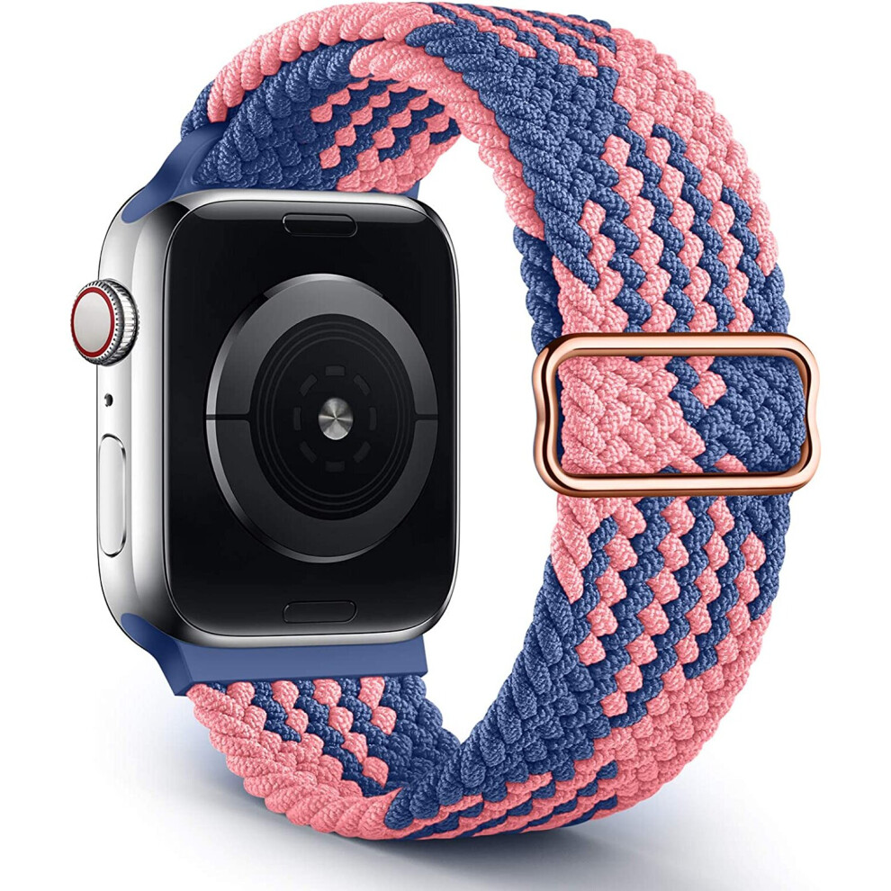 (Colorful, 38-40-41Mm) Braided Solo Loop Strap, Compatible With Apple Watch Strap Replacement Strap For Iwatch Series 6/Se/5/4/3/2/1 Not,Specified 740207187332
