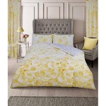 (Double, Ochre) Luxury Reversible Bellerose Duvet Bedding Set