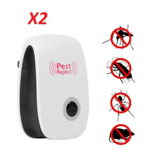 (2 unit pak) Electronic Pest Repeller Anti Mosquito Bug Insect UK plug