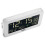 Braun Braun Digital Alarm Clock with Date, Month and Temperature Display, White, BC10W 3