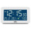 Braun Braun Digital Alarm Clock with Date, Month and Temperature Display, White, BC10W 4