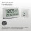 Braun Braun Digital Weather Station Alarm Clock, LCD Display, White, BC13WP 4