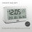 Braun Braun Digital Weather Station Alarm Clock, LCD Display, White, BC13WP 2