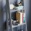 Vida Designs (Grey) Bristol 4 Tier Ladder Shelf Unit - Wood Bookcase 4