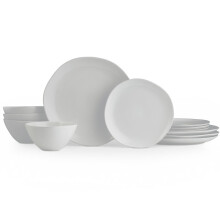 Sophie Conran Portmeirion Arbor Collection Dove Grey 12 Piece Set