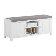 SoBuy® FSR35-W, Storage Bench Shoe Cabinet Shoe bench Shoe Rack