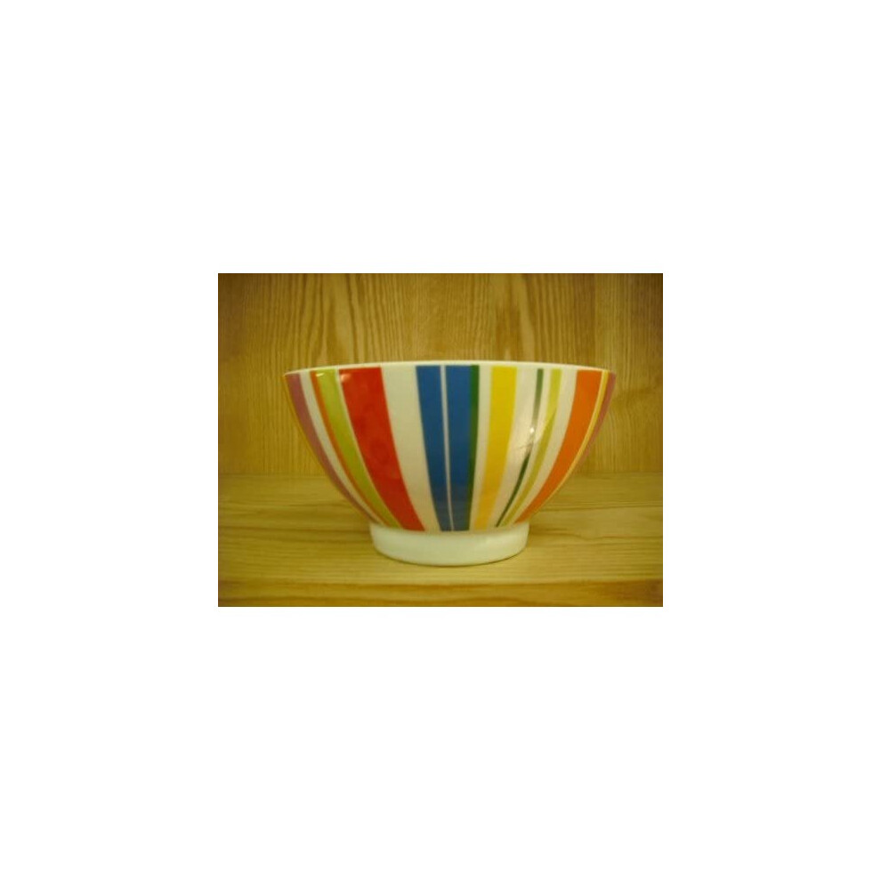Bowls Cereal/Rice 6inch Funky Stripe Design Set of 4