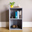 Home Discount (Grey) Oxford 2 Tier Cube Bookcase Modern Storage Unit 4
