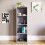 Home Discount (Grey) Oxford 4 Tier Cube Bookcase Display Shelving Unit 4
