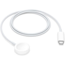 Apple Watch Magnetic USB-C Charger Cable (1m) – MagSafe Inductive, Auto-Align, Official Accessory for Apple Watch Series 1-7 & SE MLWJ3ZM/A