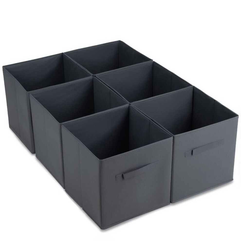 Foldable Storage Cube Boxes - Set of 6