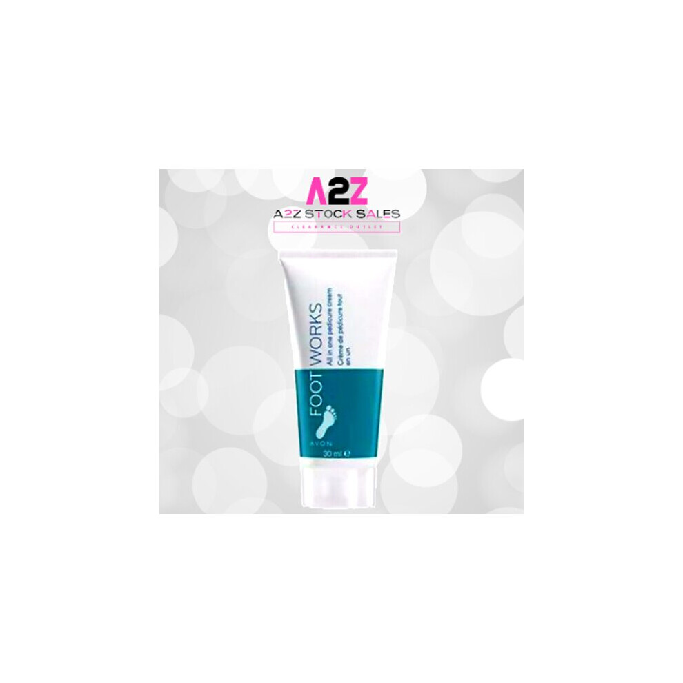 2x Avon FootWorks - All In One Pedicure Cream - 30ml