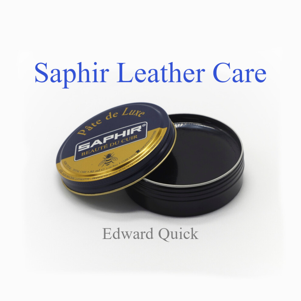 Saphir Polish Pate de Luxe BLACK 50 ml